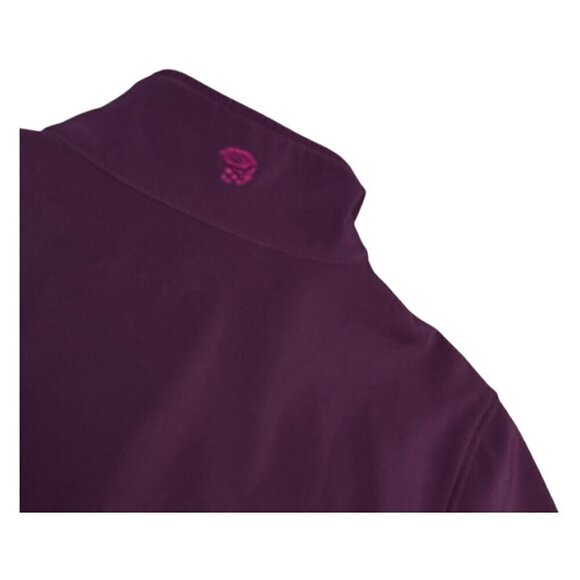Mountain Hardwear Purple Fleece Lined Shell Waterproof Rain Windbreaker Jacket - Picture 3 of 6